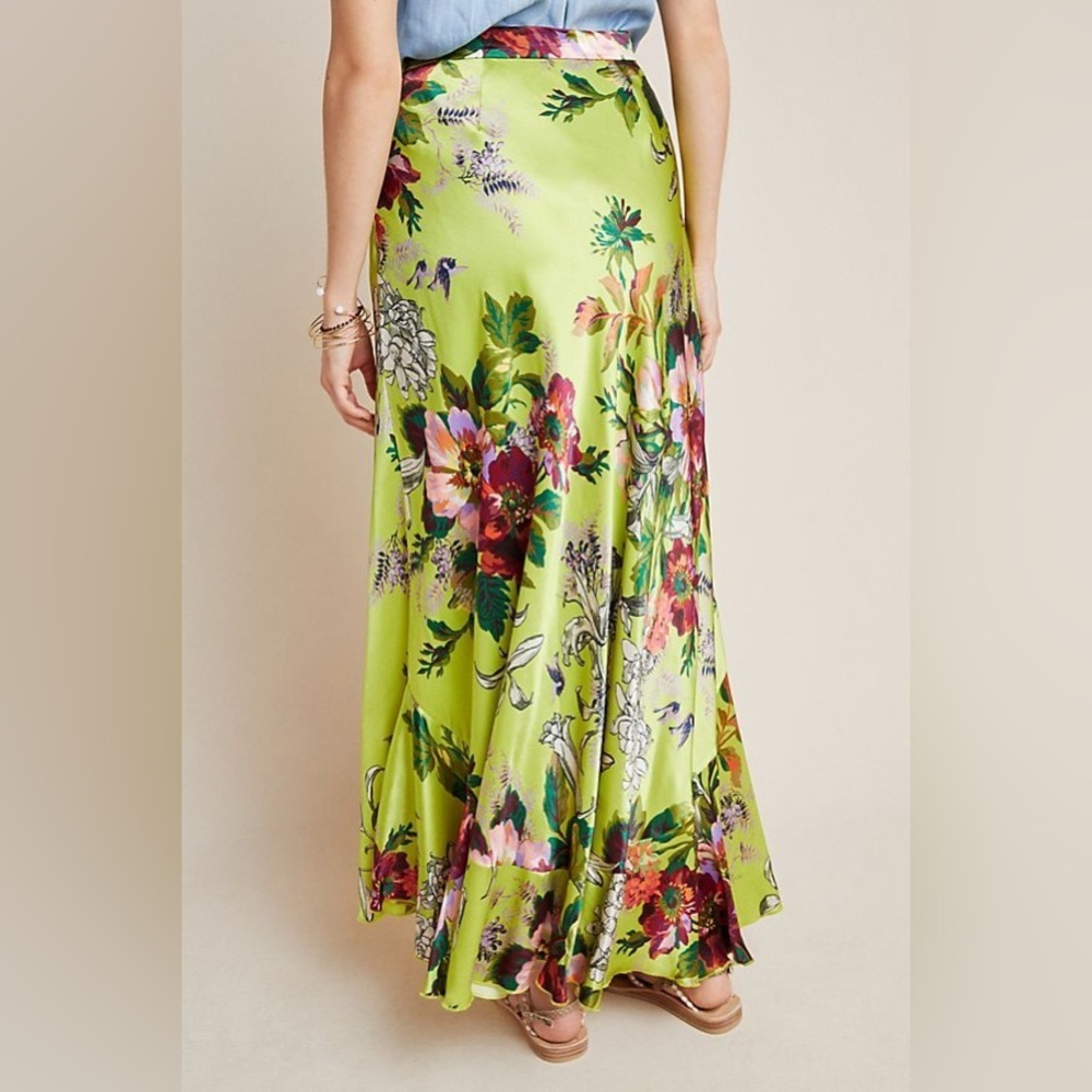 ANTHROPOLOGIE Maeve Arden Floral Maxi Skirt Size 2